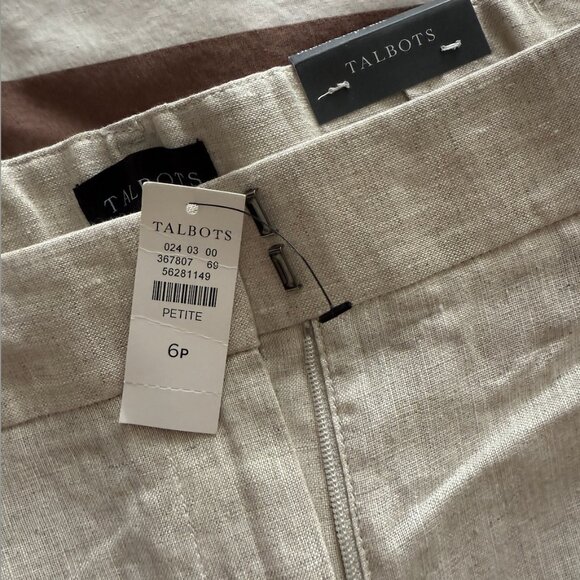 Talbots Bristol Pants - Linen - 6P - Picture 3 of 4